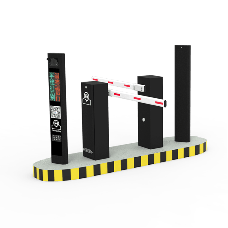 Barrier gate and ANPR parking equipment set